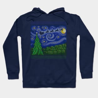 A Starry Holiday Night Hoodie